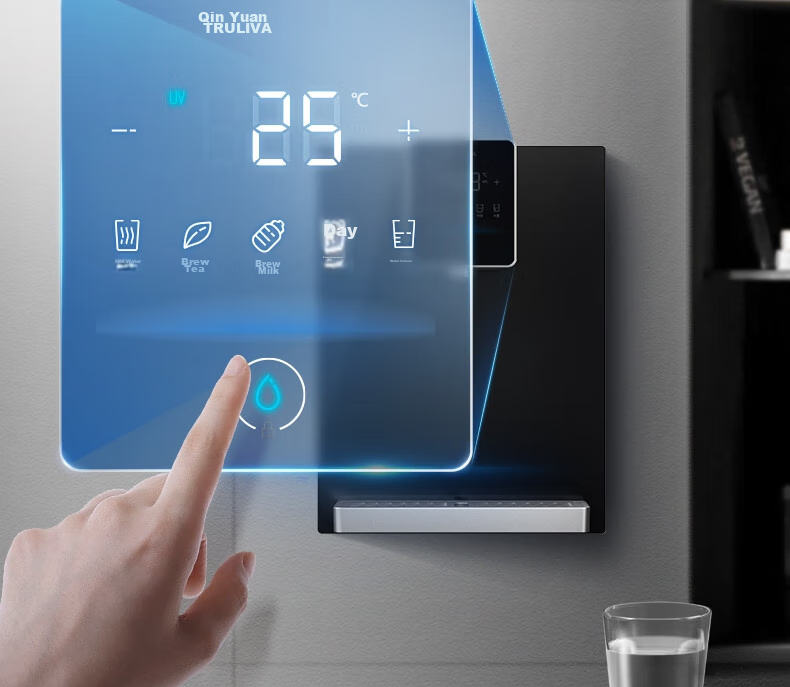 TRULIVA Wall-Mounted Hot And Cold Water Dispenser, Instant Hot And Cold, Ice Water Experience, Home Under-Sink Water Purifier, All-In Direct Drinking Companion, High Flow Rate Compatible with W-O6412 13