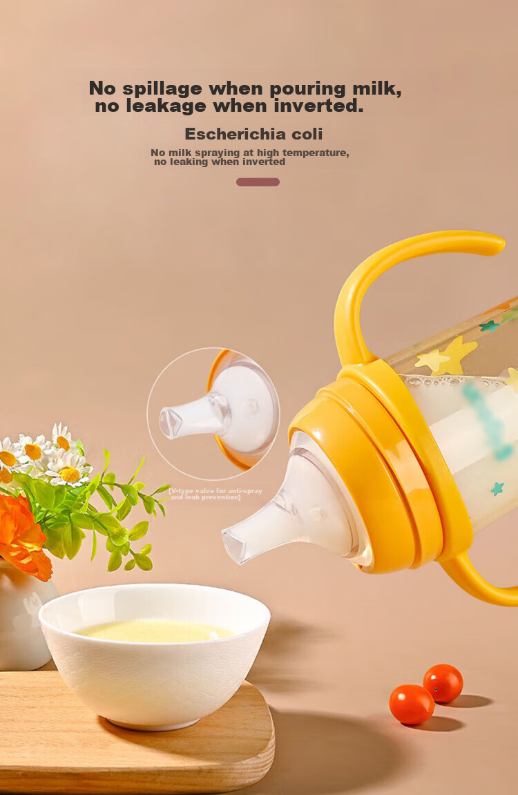 Baoshi Bottle Straw Accessory, Suitable for Pigeon Third Generation Wide-Mouth Bottle, Straw Cup, And Bottle Handle 6