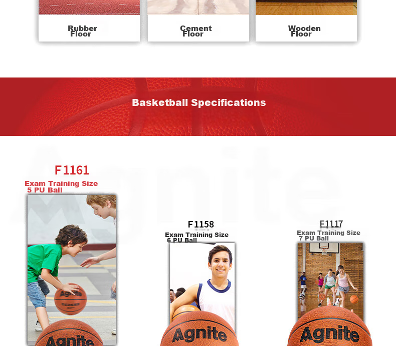 Deli Children's Basketball, Youth Exam Training, Size 5 PU, Moisture-Absorbing And Non-Slip Basketball 13