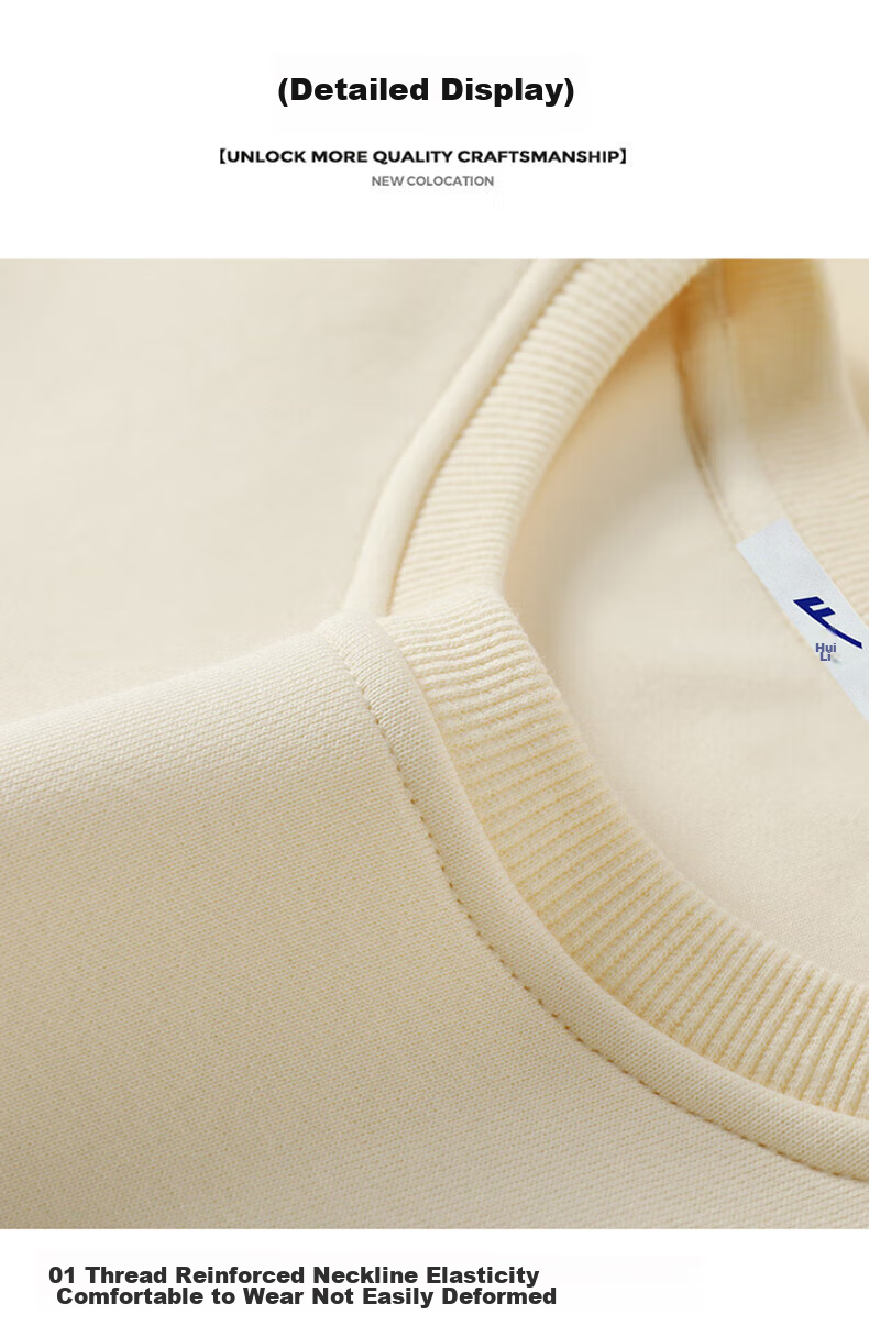 Huili Men's Sweatshirt, Round Neck, Spring And Autumn Season, Printed Simple Undershirt, Long-Sleeve T-Shirt, Casual Jacket, Men's Clothing 21