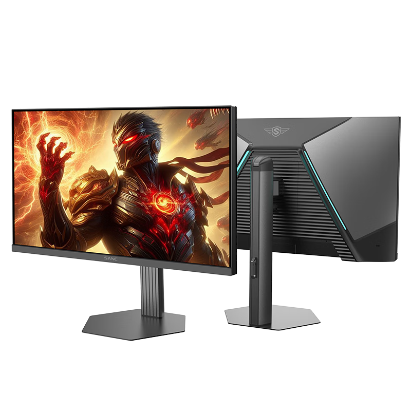 SANC Shengse 24.5-Inch 2K 300Hz Overclockable to 320Hz FastIPS Monitor, 1ms Response Time, Hardware Low Blue Light, Headphone Hook, Night Light, E-Sports Computer Screen D55