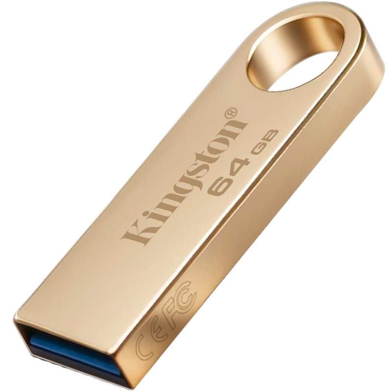 Kingston 64GB USB3.2 Gen 1 Flash Drive DTSE9G3 Metal USB Stick Read Speed 220MB/s Write Speed 100MB/s for Study, Office, Bidding, Computer And Car Use