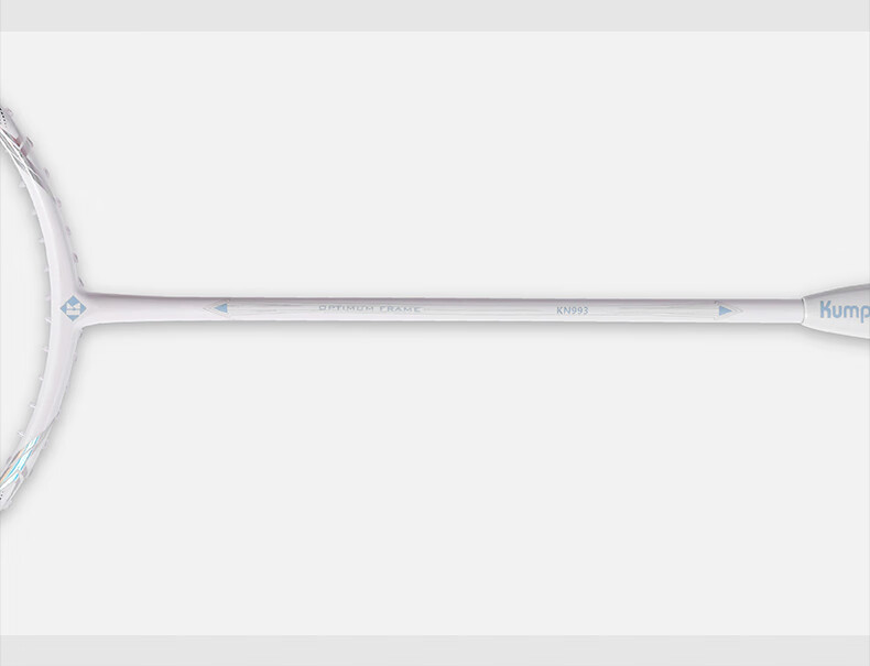 KUMPOO Badminton Racket, Full Carbon Ultra-Light, Versatile for Attack And Defense, Ready-To Racket KN993, Crystal Blue 18
