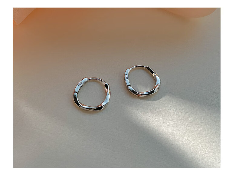 MIMORE Mobius Silver Stud Earrings for Women, Luxurious And Niche High-End Feel, 2026 New Style Earrings, Birthday Gift for Girlfriend Or Wife 1