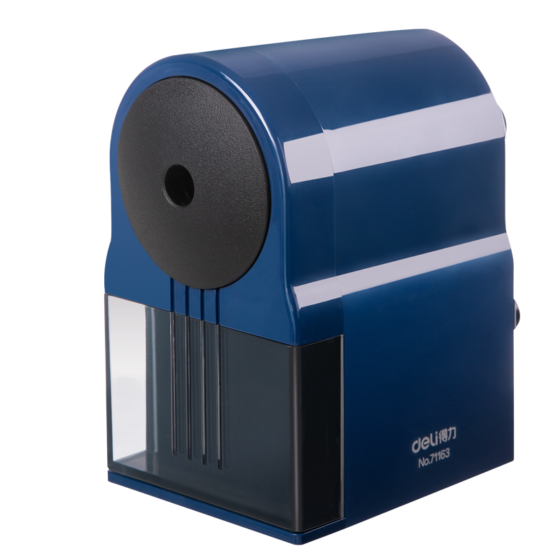Deli Automatic Pencil Sharpener with 5 Adjustable Thickness Settings, Rotary Blade for Colored Pencils, Core Removal, Student Stationery, Birthday And Graduation Gift for Boys And Girls