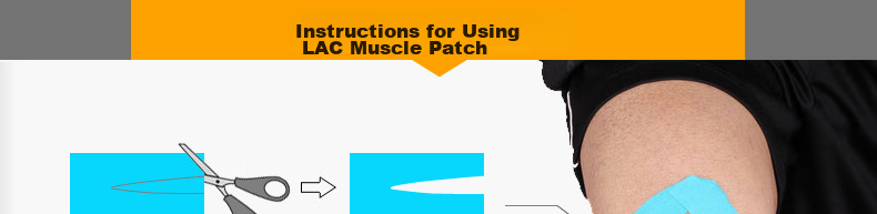 LAC Muscle Tape Elastic Adhesive Sports Bandage Waterproof Strain And Soreness Patch for Back, Feet, Abdomen, Sky Blue 13