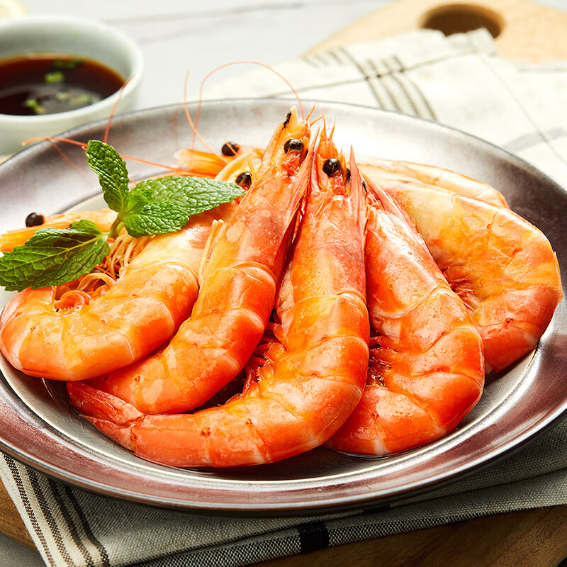 正大食品（CP）泰国进口大虾净重2.8斤/盒 加大号21-25 去冰净重白虾 开学季