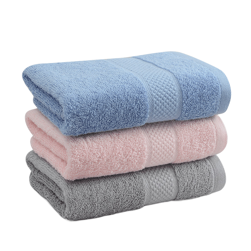Grace 7A Grade Antibacterial Towels, 3-Pack, Pure Cotton Face Towels, Absorbent, Adult Home Use, All-Cotton, Individually Packaged, Sports