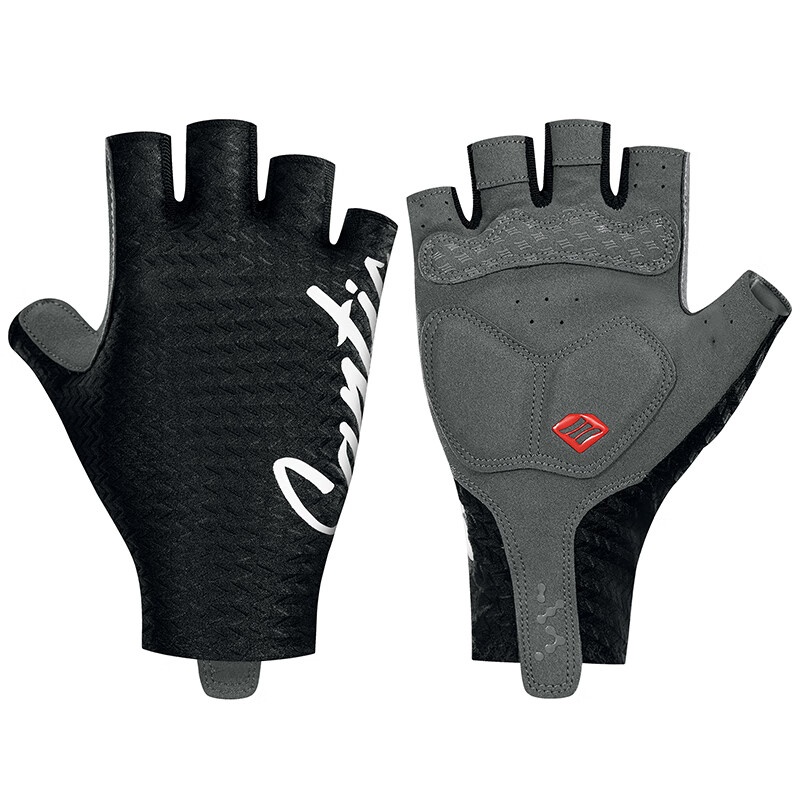 Sendike Spring And Summer Cycling Gloves, Road Bike Short Finger Gloves [Wanxiang], Black, L