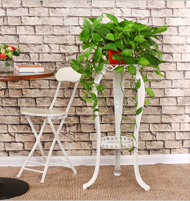 Anerya European Iron Balcony Flower Rack with Multiple Layers, Indoor And Outdoor Planters for Pothos And Spider Plants, Thickened Flower Stand 9