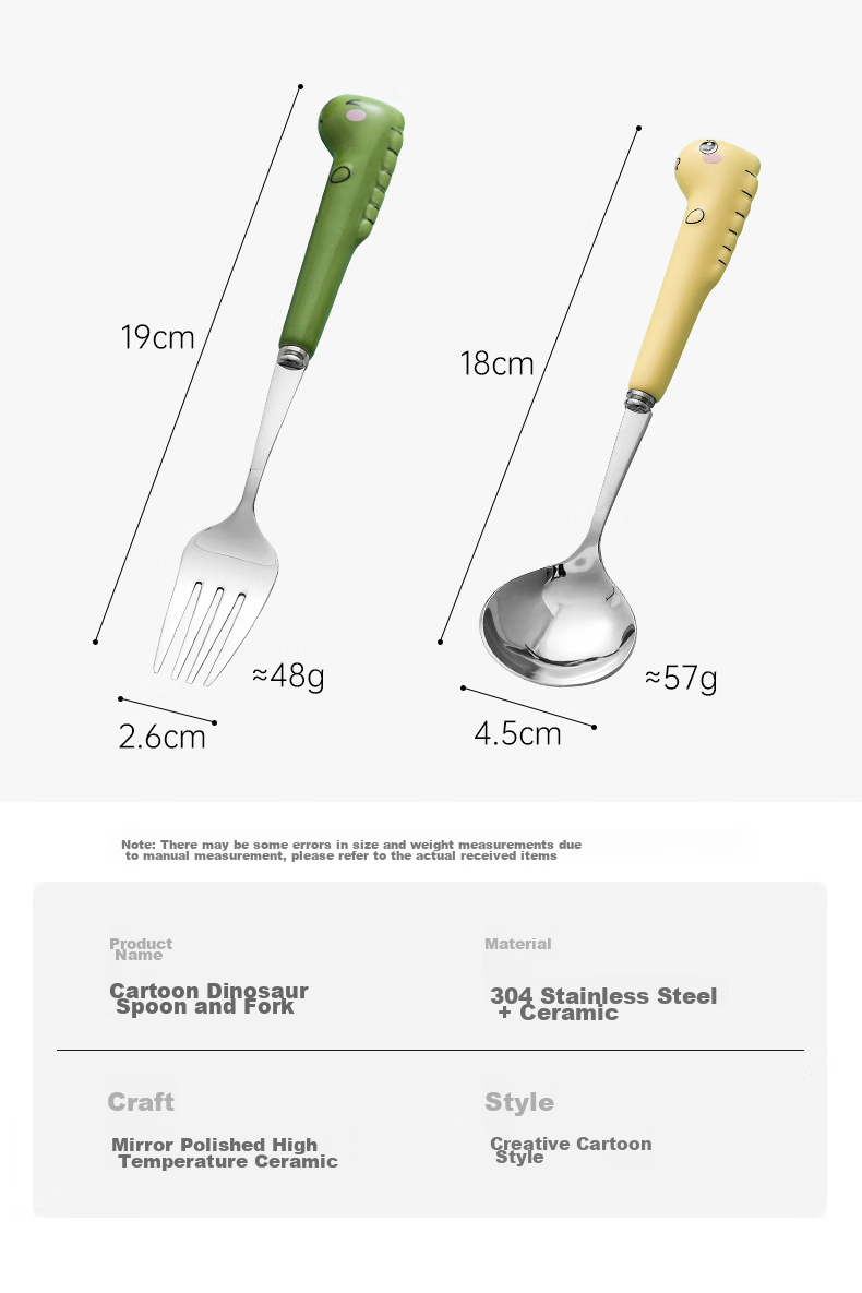 CORN Baby Spoon and Fork Set Stainless Steel Self-Feeding Training Utensils for Children 3 Years Old 304 Lunch Box 2