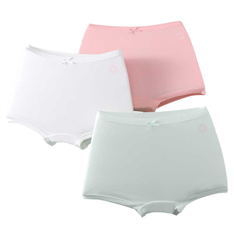 Hodo Children's Underwear, Boys And Girls, Big Kids Modal Boxer Briefs, Class A Antibacterial Pants, 3 Pairs 4028 Combination 2, 120