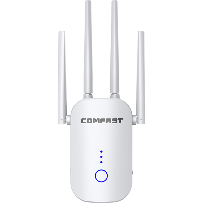 COMFAST 1200M WiFi Signal Amplifier, Gigabit Dual-Band 5G Signal Booster, WiFi Network Signal Enhancer, Router Wireless Repeater, Wall-Penetrating King 758AC