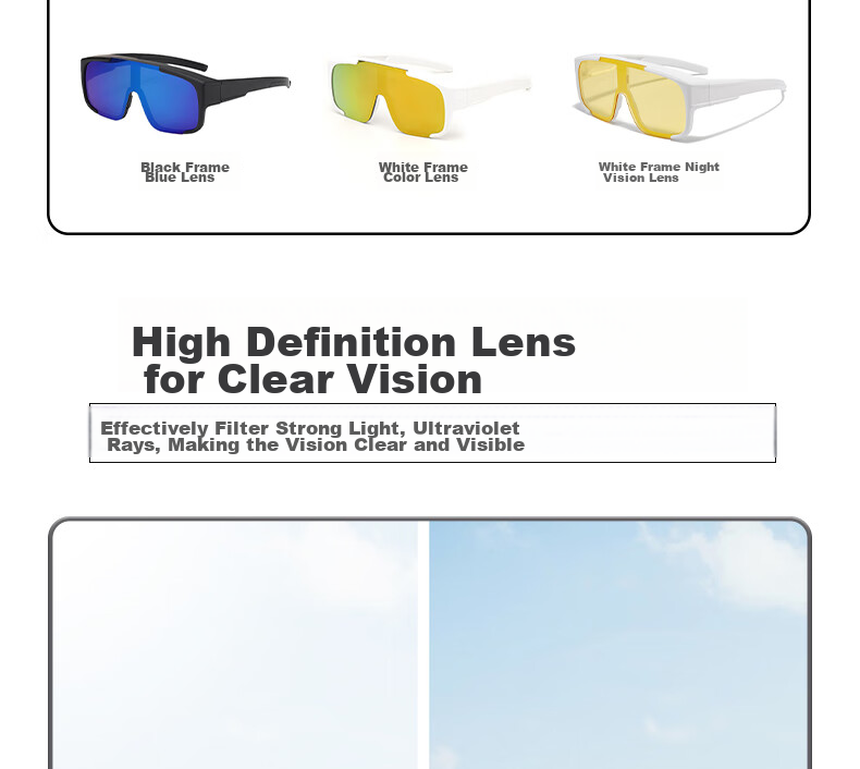 LOVECRAFT Cycling Goggles 1622 - Black Frame Gray Lenses, Prescription Glasses Goggles, Outdoor Windproof Glasses, Protective Eyewear for Men And Wome 4