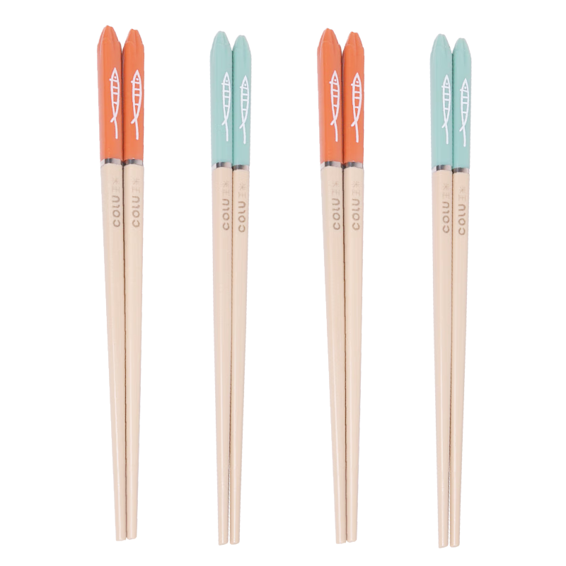 CORN Children's Alloy Chopsticks for Ages 6-12, Antibacterial, Non-Slip, Anti-Mold, 3-In Training Short Chopsticks for Elementary School Students And Toddlers
