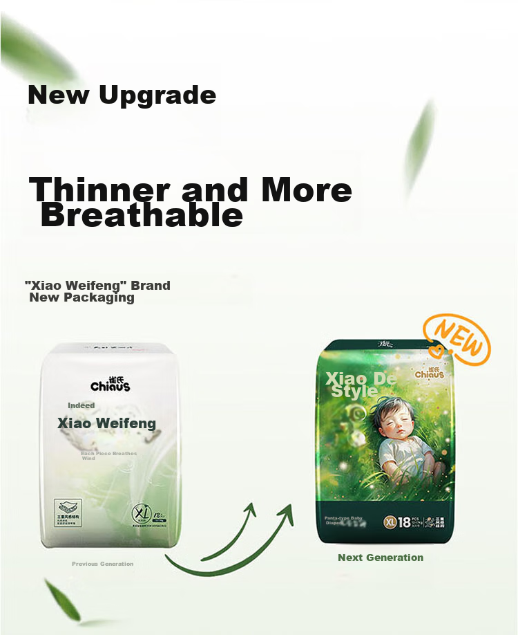 Chiaus [No Melamine Found] Fruit-Flavored Pull-Up Diapers, Summer Breathable, L20 Pieces, Baby Diapers 5