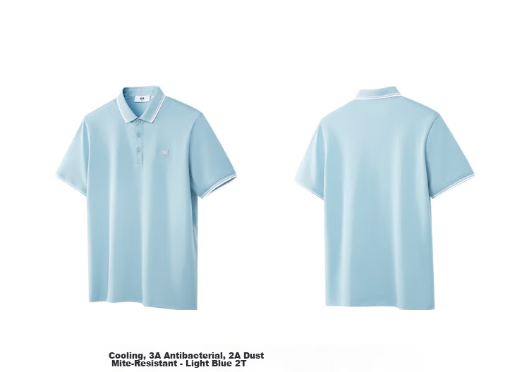 HLA Short-Sleeve Polo Shirt for Men, Zhonghua Dragon Series, Turn-Down Collar, Plus Size, Cool-Feeling Short Sleeves for Me 27