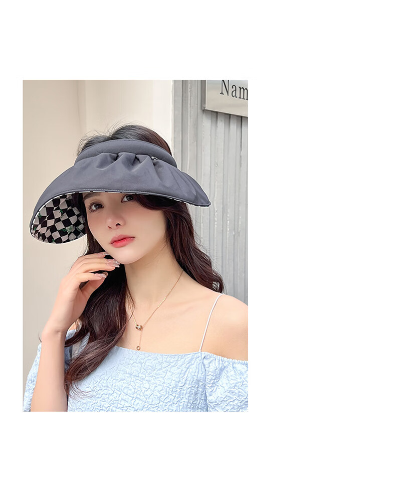 XUEXIMAN Sun Hat for Women, Visor Cap for Travel, Face-Covering Versatile Sunhat, Beach Shell UV Protection Hat for Wome 19