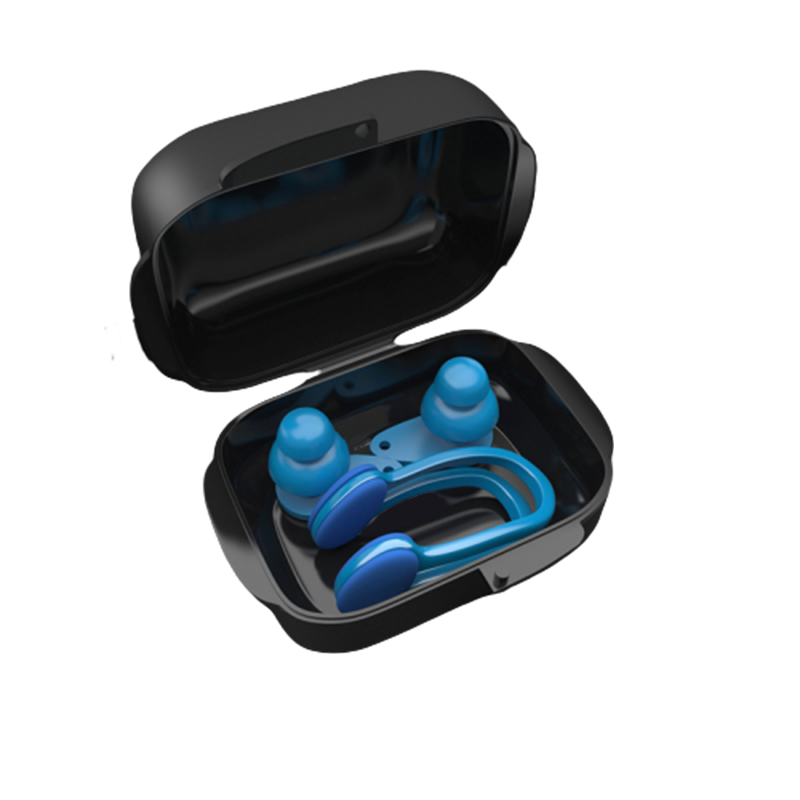 361° Nose Clip and Earplug Set Professional Swimming Waterproof Silicone Earplugs for Adults and Children Anti-Choking Water Gear