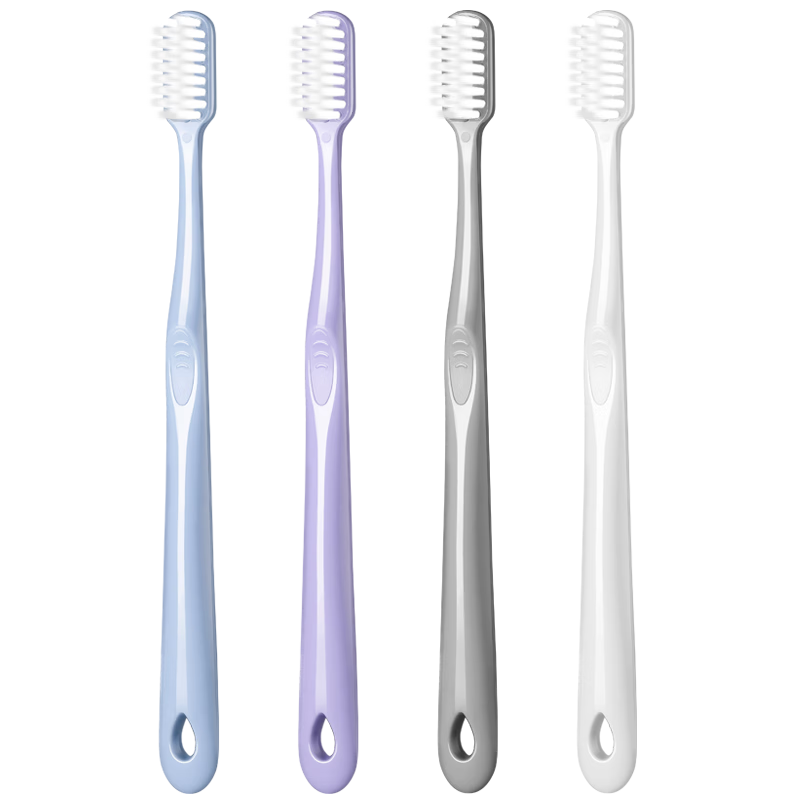 DR.WLEN Soft Bristle Toothbrush for Adults, Small Head Ultra-Fine Portable Compact Brush Head, Teeth Cleaning And Gum Protection Comfortable Toothbrush, Pack of 4