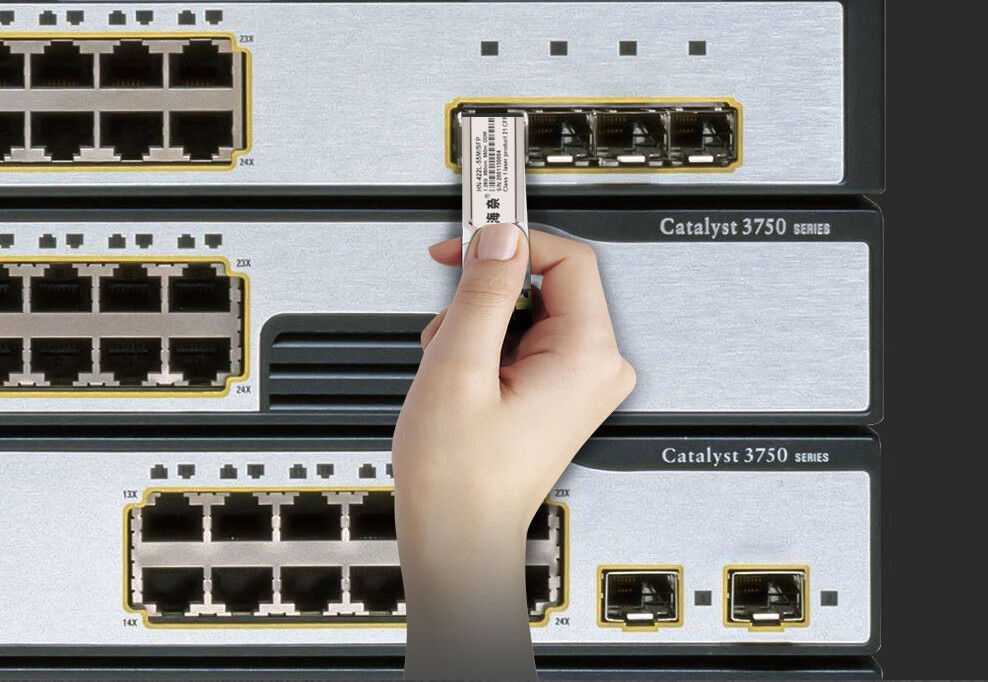 光口转电口网口模块兼容 万兆多模双纤300米(1只) 兼容h3c设备【图片