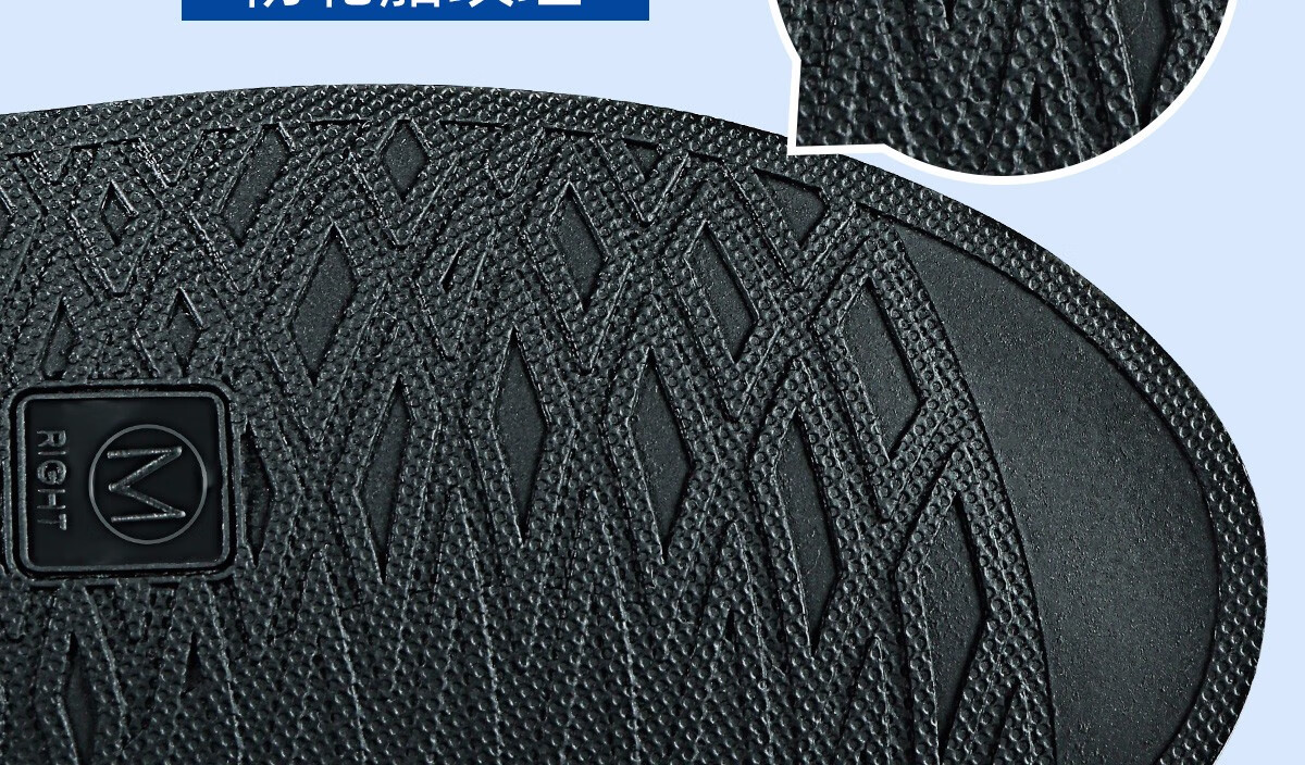 BWNK High-Top Rain Boot Covers, Waterproof Non-Slip Thickened Rubber Sole Wear-Resistant Outdoor Cycling Shoe Covers Rain Boots L Black 5
