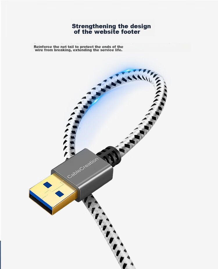 CABLE CREATION CC0512 USB3.0 Extension Cable, 90-Degree Right Angle Male to Female, High-Speed Data Transfer, Printer Computer USB Drive Mouse Keyboard Extension Cord, 0.3 Meters 8