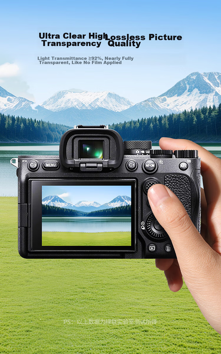 UGREEN Compatible with Sony A7c2 A6700 A7m4 ZV-E1 AR Tempered Glass Screen Protector, High Definition Anti-Glare Anti-Reflective Camera Screen Protective Film, Mirrorless Camera Accessory, 1 Piece 6
