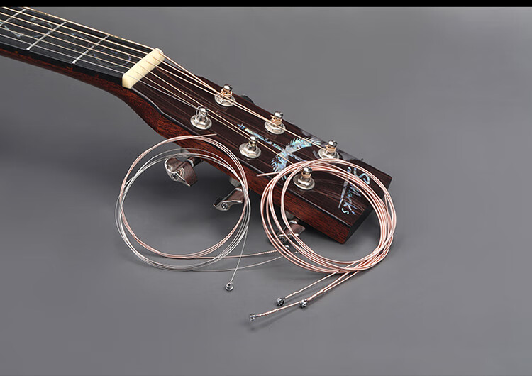 爱丽丝alice 民谣吉他弦钢丝吉木他琴弦 木吉他套弦 1-6弦6根装 a203