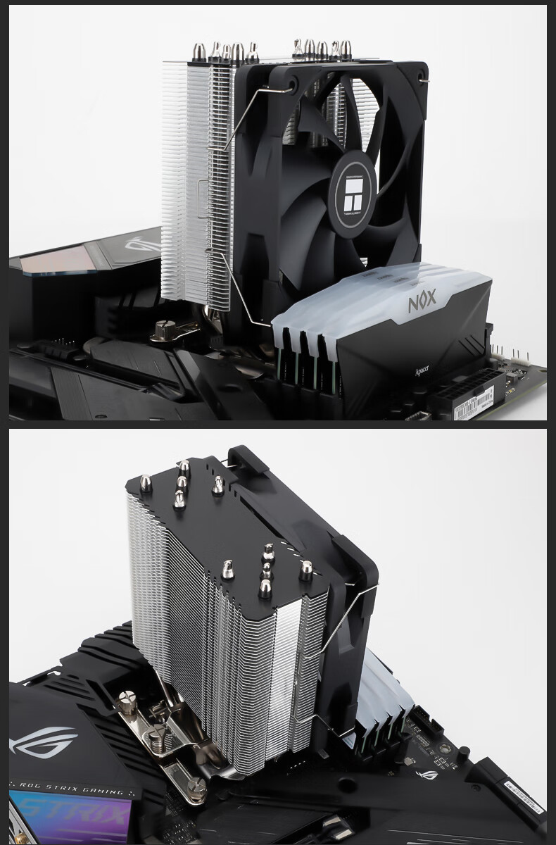 利民thermalrightak120cpu风冷散热器双平台支持am45热管sfdb轴承附带