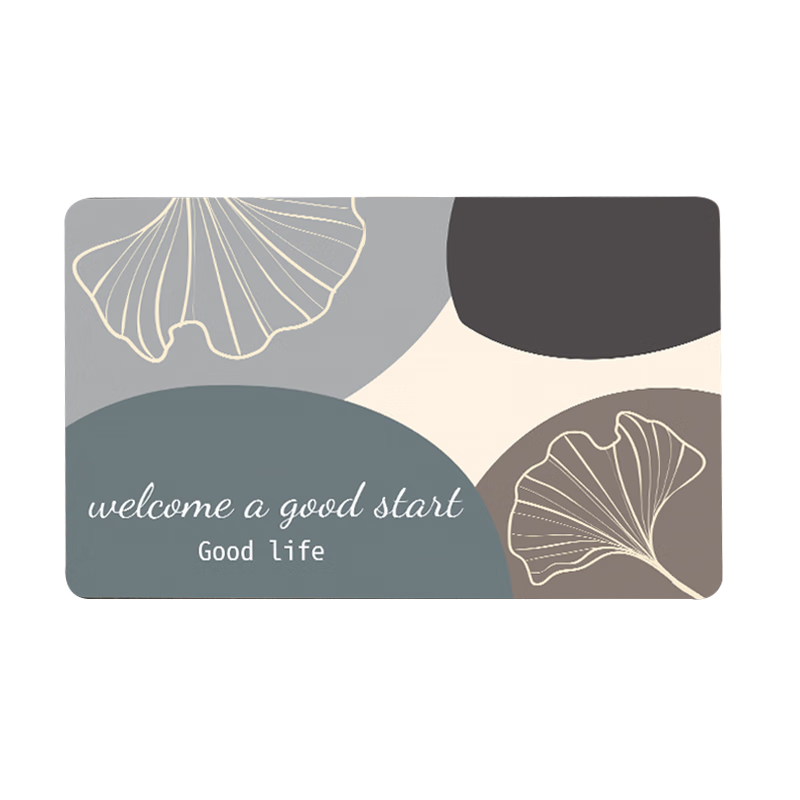 JANMEIJIA Bathroom Mat, Quick-Drying, Non-Slip, Absorbent Foot Mat for Bathroom Entrance, Home Use, Toilet Mat, 50*80cm