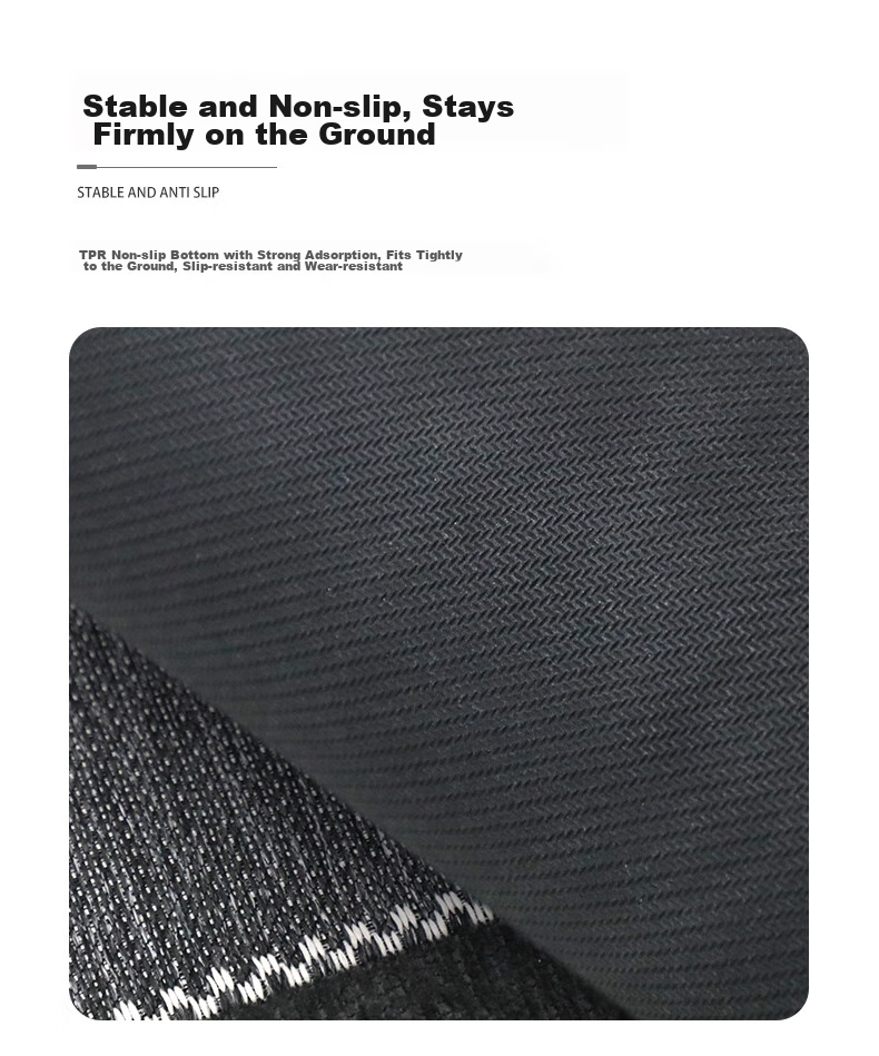 Modouyu Entrance Door Mat, 80*120cm Checkered Pattern, Foot Mat for Entryway, Bathroom, Foyer, Wear-Resistant, High-End Carpet 9