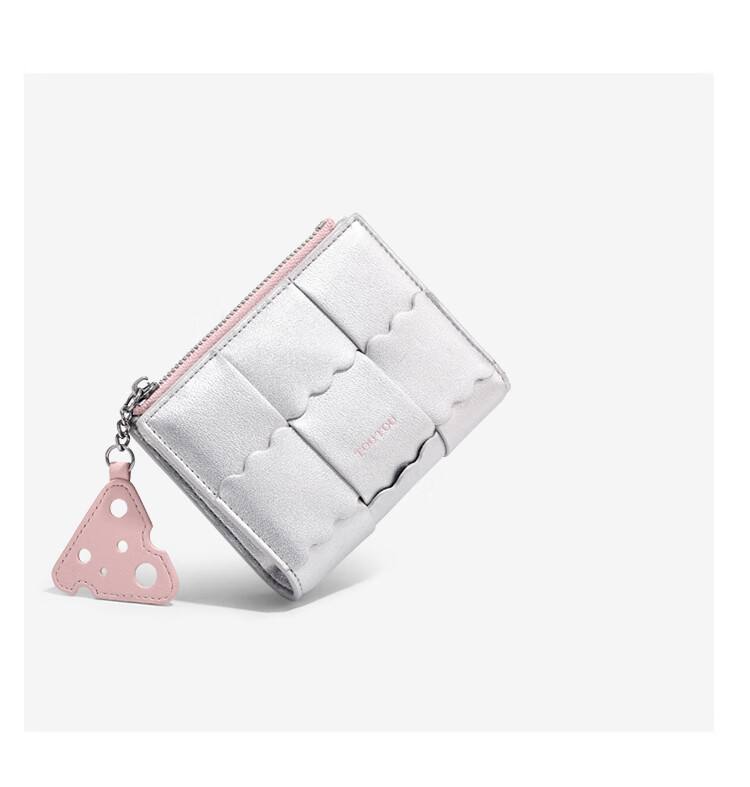 Toutou Coin Purse, Woven Storage Card Holder, Multi-Card Slots, Large Bill Clip, Silver Clutch, Gift for Girls And Best Friends, Travel And Birthday Present 17