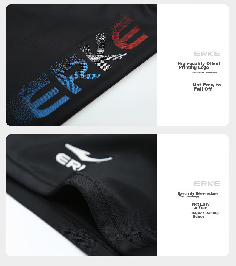 ERKE Men's Professional Swimming Training Quick-Dry Boxer Shorts, Anti-Embarrassment Hot Spring Trunks, Swimming Equipment 13