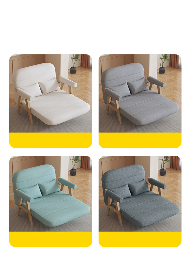 Churong Sofa for Living Room, 2026 New Modern Minimalist Foldable Sofa Bed, Dual-Purpose for Rental Apartments And Small Spaces 11