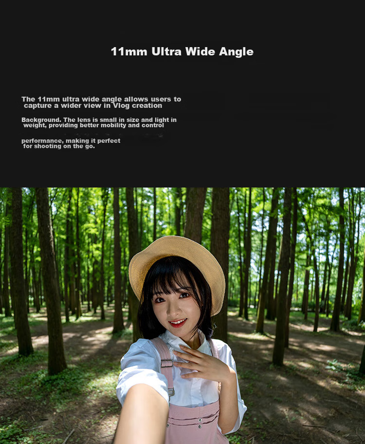 SONY E 11mm F1.8 Ultra-Wide Prime Lens, Compact And Portable, for Vlog Recording And Creative Capture, SEL11F18 4