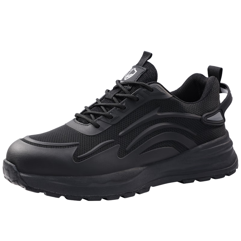 BlueOwl Shield Men's Breathable Insulated 10KV Electrician Anti-Smash Anti-Puncture Ultra-Light Comfortable Safety Work Shoes DL211KB Size 43