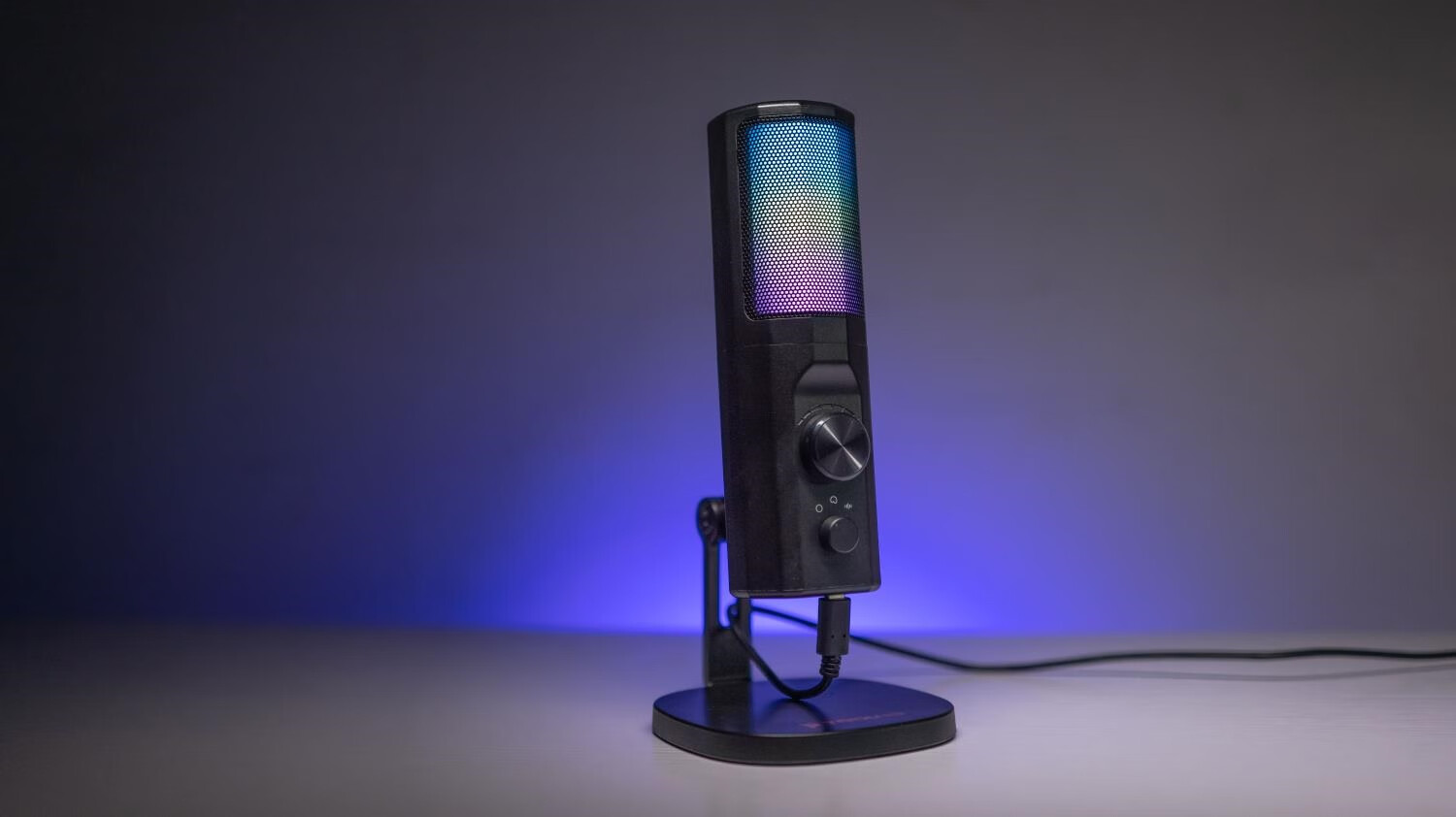 Taidu TSP201 Xingchuan F1 Computer Microphone, Desktop Microphone, USB Port, RGB Lighting Effects, Black 23