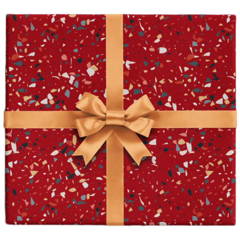 Jiayan Gift Wrapping Paper, 2 Sheets, Birthday Present Packaging, Flower Wrapping Paper