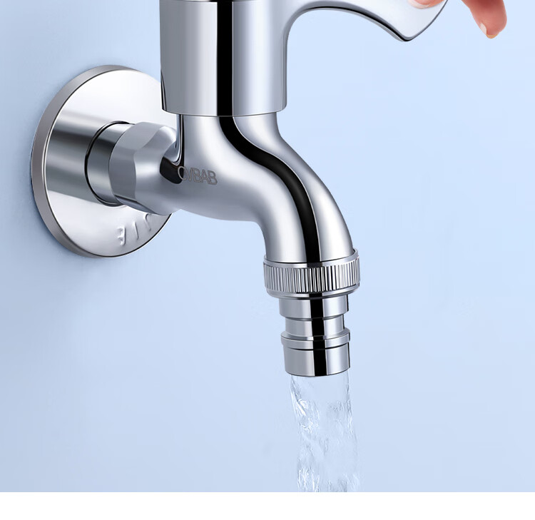 CVBAB All-Copper Washing Machine Faucet, 1/2 Inch Quick-Open Thickened Tap Water Faucet for Washing Machines CV3209 12
