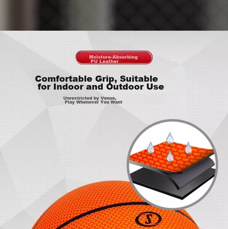 SPALDING SPALDING Moisture-Absorbing And Dustproof TF Indoor And Outdoor PU Adult Size 7 Basketball 77-962Y 11
