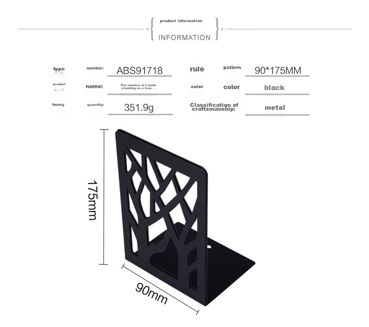 M&G 50cm Extendable Desktop Bookend, Simple Metal Bookshelf for Tabletop Storage, Large Bookend, Sky Blue ABS917C522 2