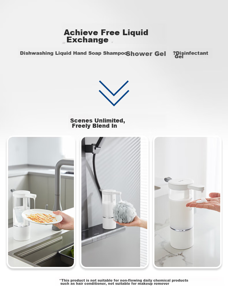 SUPOR Intelligent Automatic Dishwashing Liquid Dispenser, Multi-Functional Touchless Wall-Mounted Soap Dispenser for Mobile Phones And Other Surfaces 10