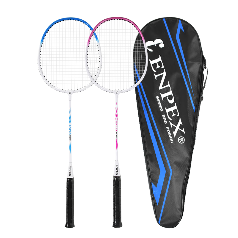 ENPEX Badminton Racket Set, Ultra-Light And Durable, for Adults And Students, Pair Rackets YYC-660 with 101-3 Shuttlecocks Included