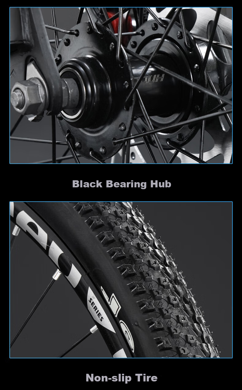 Jeep Mountain Bike with Gears And Disc Brakes, for Students And Teenagers, Commuter Use, Premium Gray, 26-Inch, 27-Speed 13