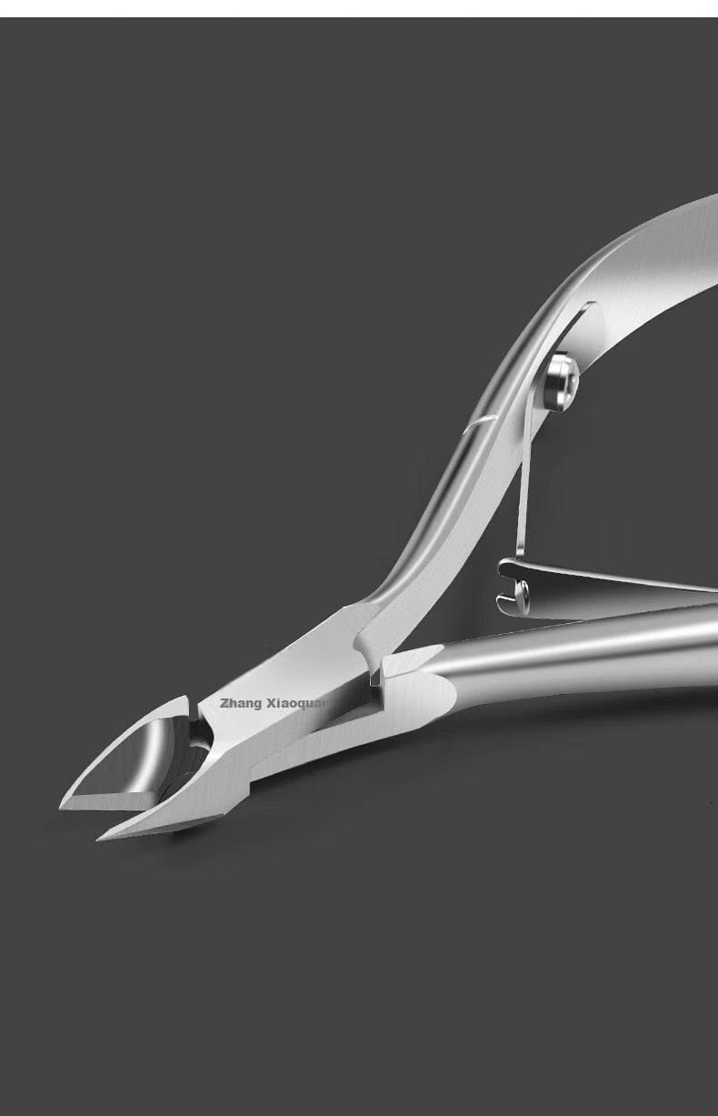 Zhangxiaoquan Stainless Steel Dead Skin Remover Pliers for Calluses And Hangnails, Professional Manicure Tool, Peacock Green H60340100 10