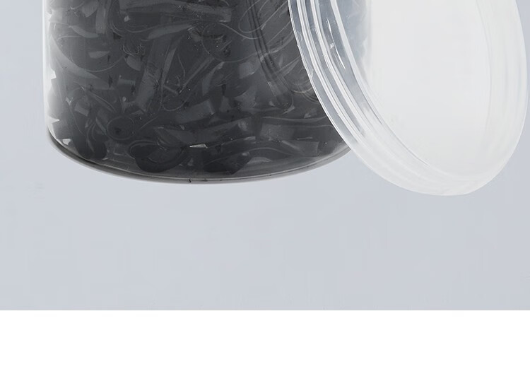 Dongyiyanxuan Disposable Hair Ties, Thickened Hair Bands, Black, 500 Pieces, Hair Elastics for Ponytails 11