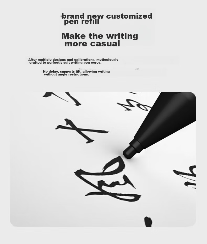 AISPEECH 4G AI Notebook Pro 8.4-Inch Soft Color Screen Smart E-Ink Book Accessory Original Electromagnetic Pen Tips, Pack of 5 3
