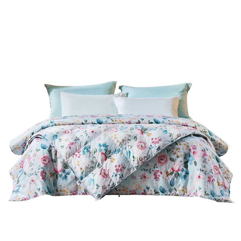 FUANNA down Comforter, 90% Duck Down And Silk Duvet, Antibacterial Two-In Mother-Child Comforter Core, 8.4 Jin (4.2 Kg), 230*229cm