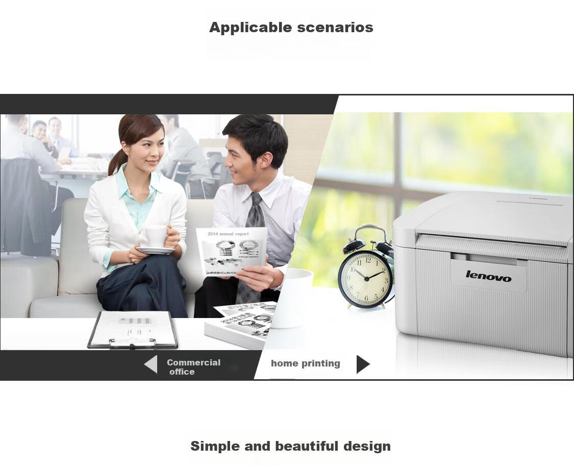 Lenovo Zhi Xiang LJ2206W Black And White Laser Wireless Printer, Home And Office Use, Mobile Wireless, Student Homework Printer 7